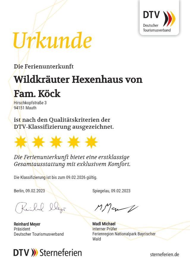 Wildkraeuter Hexenhaus Villa Mauth Ngoại thất bức ảnh